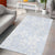 Plumeria Floral White Sunday Area Rug