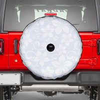 Plumeria Floral White Sunday Spare Tire Cover LT01 - Polynesian Pride