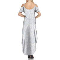 Plumeria Floral White Sunday Summer Maxi Dress LT01 - Polynesian Pride