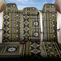 Fiji Masi Tapa Pattern Yellow Back Car Seat Cover LT01 One Size Yellow - Polynesian Pride