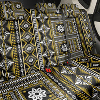 Fiji Masi Tapa Pattern Yellow Back Car Seat Cover LT01 - Polynesian Pride