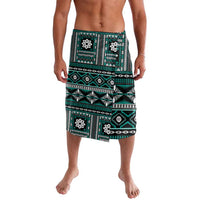 Fiji Masi Tapa Pattern Teal Lavalava LT01 Teal - Polynesian Pride