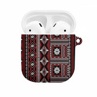 Fiji Masi Tapa Pattern Red AirPods Case LT01 Red - Polynesian Pride