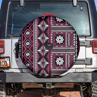 Fiji Masi Tapa Pattern Pink Spare Tire Cover LT01 Pink - Polynesian Pride
