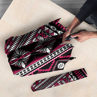 Fiji Masi Tapa Pattern Pink Umbrella LT01 - Polynesian Pride
