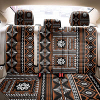 Fiji Masi Tapa Pattern Orange Back Car Seat Cover LT01 - Polynesian Pride