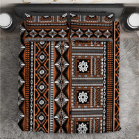 Fiji Masi Tapa Pattern Orange Bedding Set LT01 Orange - Polynesian Pride