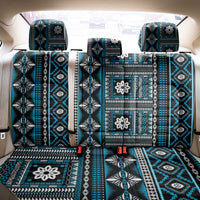 Fiji Masi Tapa Pattern Blue Back Car Seat Cover LT01 - Polynesian Pride