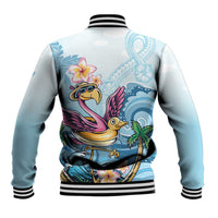 Hawaii Flamingo Baseball Jacket Plumeria Tropical Beach LT01 - Polynesian Pride