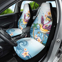 Hawaii Flamingo Car Seat Cover Plumeria Tropical Beach LT01 - Polynesian Pride