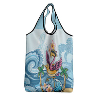 Hawaii Flamingo Grocery Bag Plumeria Tropical Beach LT01 - Polynesian Pride