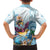 Hawaii Flamingo Hawaiian Shirt Plumeria Tropical Beach