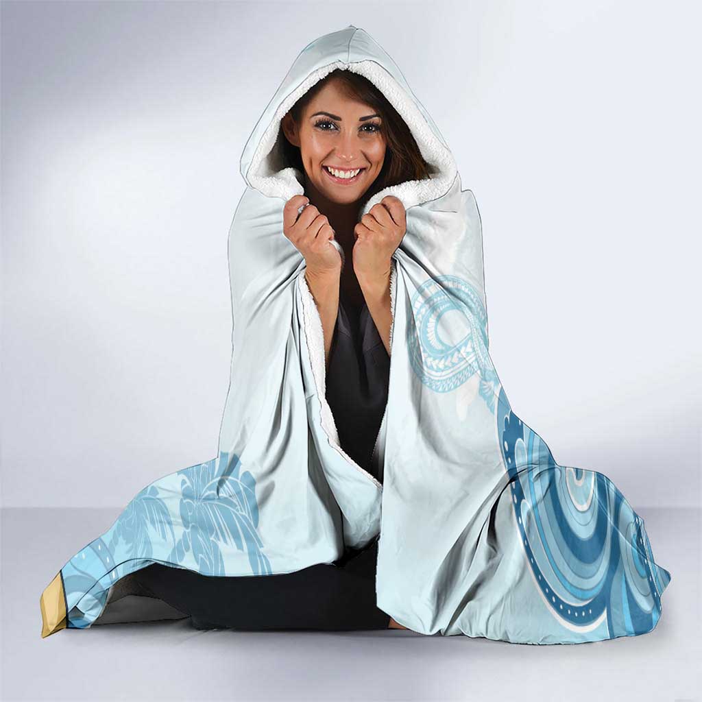 Hawaii Flamingo Hooded Blanket Plumeria Tropical Beach LT01 - Polynesian Pride