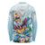 Hawaii Flamingo Long Sleeve Shirt Plumeria Tropical Beach