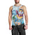 Hawaii Flamingo Men Tank Top Plumeria Tropical Beach