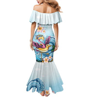 Hawaii Flamingo Mermaid Dress Plumeria Tropical Beach LT01 - Polynesian Pride