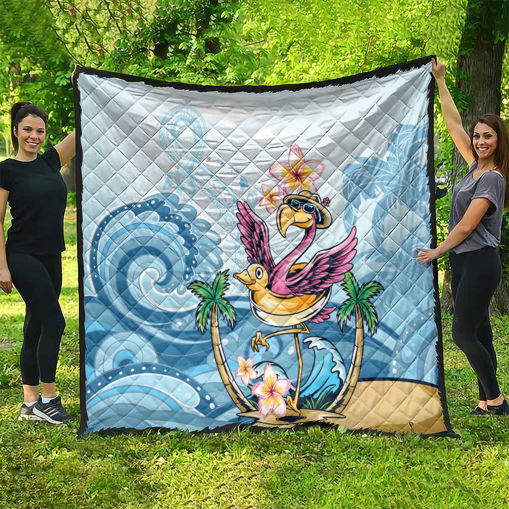 Hawaii Flamingo Quilt Plumeria Tropical Beach LT01 - Polynesian Pride