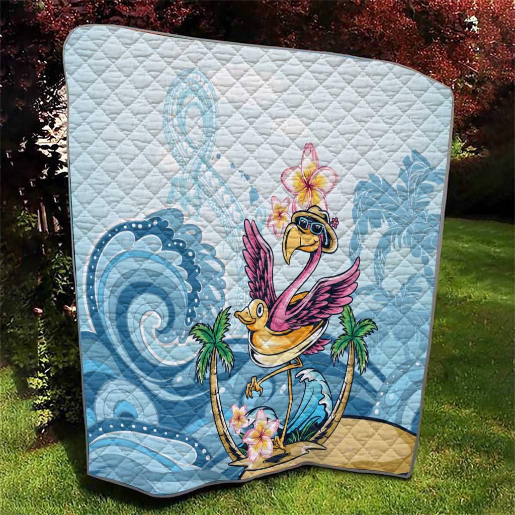 Hawaii Flamingo Quilt Plumeria Tropical Beach LT01 - Polynesian Pride
