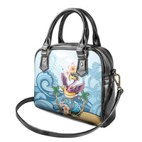 Hawaii Flamingo Shoulder Handbag Plumeria Tropical Beach LT01 - Polynesian Pride