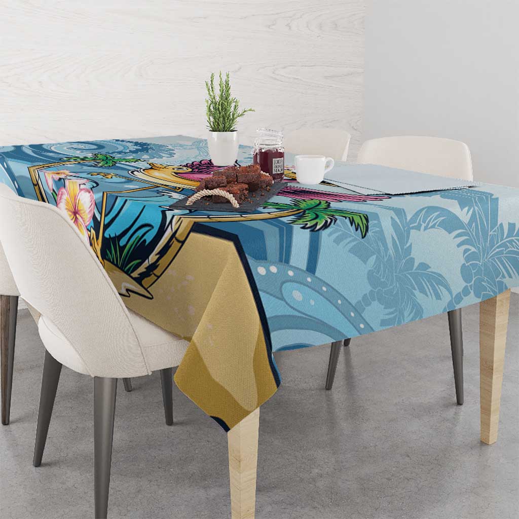 Hawaii Flamingo Tablecloth Plumeria Tropical Beach LT01 - Polynesian Pride
