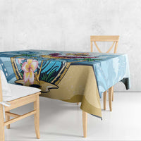 Hawaii Flamingo Tablecloth Plumeria Tropical Beach LT01 - Polynesian Pride