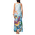 Hawaii Flamingo Tank Maxi Dress Plumeria Tropical Beach