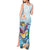 Hawaii Flamingo Tank Maxi Dress Plumeria Tropical Beach