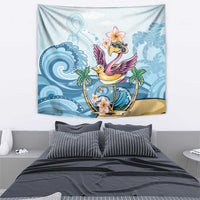 Hawaii Flamingo Tapestry Plumeria Tropical Beach LT01 - Polynesian Pride