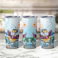 Hawaii Flamingo Tumbler Cup Plumeria Tropical Beach LT01 - Polynesian Pride