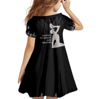 Haiti Neg Marron Silver Kid Short Sleeve Dress Hope is Nothing Without Action LT01 - Polynesian Pride