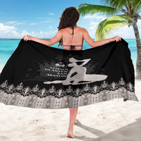 Haiti Neg Marron Silver Sarong Hope is Nothing Without Action LT01 - Polynesian Pride