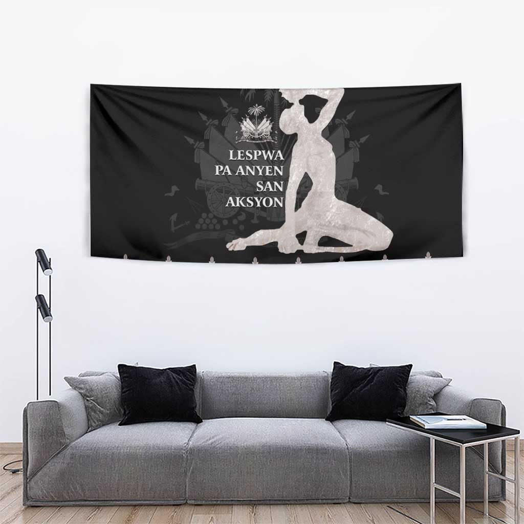 Haiti Neg Marron Silver Tapestry Hope is Nothing Without Action LT01 - Polynesian Pride
