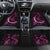 Survivor Melody Pink Car Mats Breast Cancer Polynesian Pattern