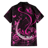Personalised Survivor Melody Pink Hawaiian Shirt Breast Cancer Polynesian Pattern LT01 - Polynesian Pride