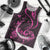 Personalised Survivor Melody Pink Men Tank Top Breast Cancer Polynesian Pattern