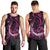 Personalised Survivor Melody Pink Men Tank Top Breast Cancer Polynesian Pattern