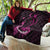 Survivor Melody Pink Quilt Breast Cancer Polynesian Pattern