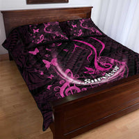 Survivor Melody Pink Quilt Bed Set Breast Cancer Polynesian Pattern LT01 - Polynesian Pride