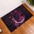 Survivor Melody Pink Rubber Doormat Breast Cancer Polynesian Pattern