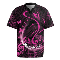Personalised Survivor Melody Pink Rugby Jersey Breast Cancer Polynesian Pattern LT01 Pink - Polynesian Pride