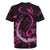 Personalised Survivor Melody Pink Rugby Jersey Breast Cancer Polynesian Pattern