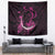 Survivor Melody Pink Tapestry Breast Cancer Polynesian Pattern