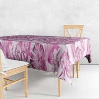 Pink Ribbon Hibiscus Tropical Pattern Tablecloth Breast Cancer LT01 - Polynesian Pride