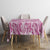 Pink Ribbon Hibiscus Tropical Pattern Tablecloth Breast Cancer