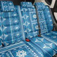 Fiji Masi All Blue Back Car Seat Cover Tapa Pattern LT01 - Polynesian Pride