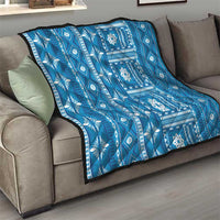 Fiji Masi All Blue Quilt Tapa Pattern LT01 - Polynesian Pride