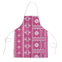 Fiji Masi All Pink Apron Tapa Pattern LT01 Pink - Polynesian Pride