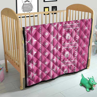 Fiji Masi All Pink Quilt Tapa Pattern LT01 - Polynesian Pride