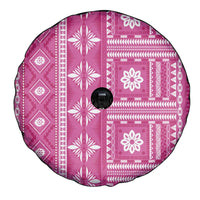Fiji Masi All Pink Spare Tire Cover Tapa Pattern LT01 - Polynesian Pride
