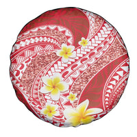 Plumeria Polynesian Coral Glitter Pattern Spare Tire Cover LT01 - Polynesian Pride